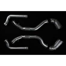 Be solve system даунпайп / приёмная труба для x Midpipe Porsche Panamera TURBO (971) 4L + Heatshield