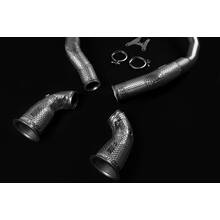 Be solve system даунпайп / приёмная труба для Х Midpipe Porsche Panamera 4/4S (971) 2,9L + Heatshield