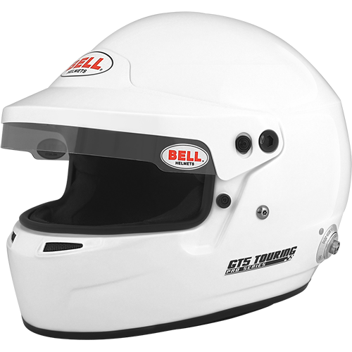 BELL 1315021 (23120103) Шлем для автоспорта закрытый GT5 TOURING, HANS, FIA8859, белый, SML (57-58)