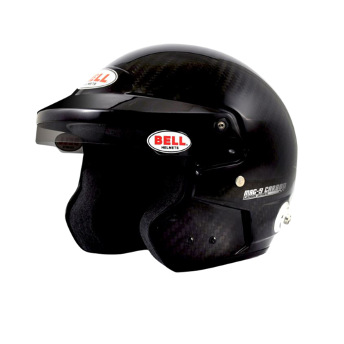 BELL 1209002 (23060106) Шлем для автоспорта открытый MAG-9 CARBON, HANS, FIA8859, карбон, 58 (7 1/4)