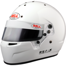 BELL 1310031 Шлем для картинга RS7-K, Snell K2015, белый, р-р SML  - 57-58 -