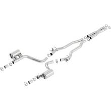 BORLA Выхлопная система Cat-Back, Challenger SRT® Hellcat V8-6.2L SC RWD с системой MDS, Наса