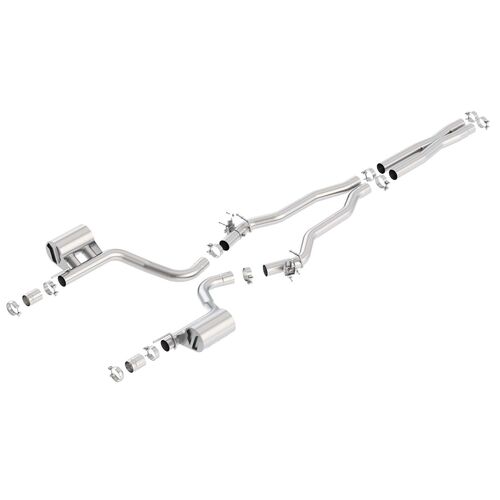 BORLA Выхлопная система Cat-Back, Dodge Charger SRT Hellcat V8-6.2L SC RWD с системой MDS (2015+), (звук ATAK)-sound BORLA Выхлопная система Cat-Back, Dodge Charger SRT Hellcat V8-6.2L SC RWD с системой MDS (2015+), (звук ATAK)-sound