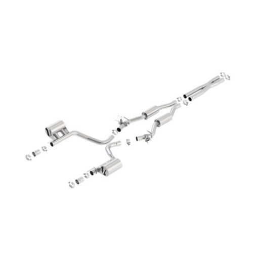 BORLA Выхлопная система Cat-Back, Dodge Charger SRT V8-6.4L ((звук Touring)-sound) BORLA Выхлопная система Cat-Back, Dodge Charger SRT V8-6.4L ((звук Touring)-sound)