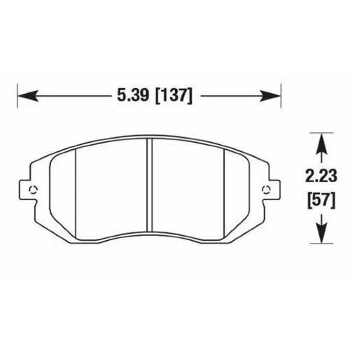 Brannor передние тормозные колодки для Subaru BRZ/Impreza/Forester/GT86 (2011+) (под 277/294мм диск)