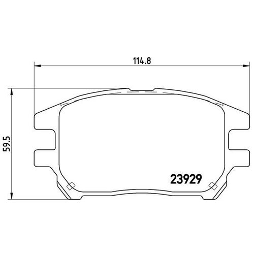 Brannor Ceramic передние тормозные колодки для Lexus RX (97-03) Brannor Ceramic передние тормозные колодки для Lexus RX (97-03)