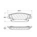 Brannor Ceramic задние тормозные колодки для Cadillac SRX (04-09)/STS 3.6/4.6L (08-11) Brannor Ceramic задние тормозные колодки для Cadillac SRX (04-09)/STS 3.6/4.6L (08-11)