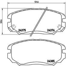 Brannor Ceramic передние тормозные колодки для Opel Insignia (09-17) (под 296мм диск)