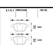 Brannor Ceramic передние тормозные колодки для Jaguar XF/XK/XJ (под 355мм диск)