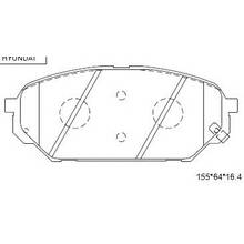 Brannor Ceramic передние тормозные колодки для Kia Sorento Prime (2014+)