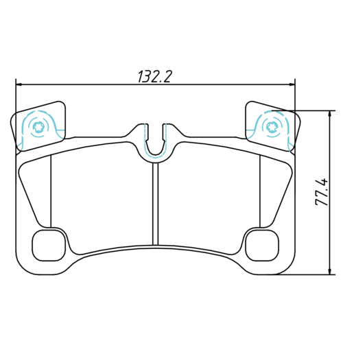 Brannor Ceramic задние тормозные колодки для Porsche Cayenne Turbo/ VW Touareg/ Audi Q7 (358мм диск) Brannor Ceramic задние тормозные колодки для Porsche Cayenne Turbo/ VW Touareg/ Audi Q7 (358мм диск)