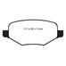 Brannor Ceramic задние тормозные колодки для Ford Explorer 5 (под 330/345мм диск) Brannor Ceramic задние тормозные колодки для Ford Explorer 5 (под 330/345мм диск)