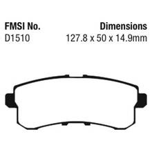Brannor Ceramic задние тормозные колодки для Infiniti QX56/QX80/Patrol Y62 (2011+)