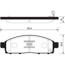 Brannor Ceramic передние тормозные колодки для Mitsubishi L200/Pajero Sport (mk2) (08-15)