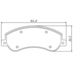 BRANNOR Ceramic передние тормозные колодки для VW Amarok BRANNOR Ceramic передние тормозные колодки для VW Amarok