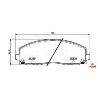 Brannor Ceramic передние тормозные колодки для Jeep /Wrangler (JL) HD-brakes (под 330x28мм диск)