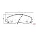 Brannor Ceramic передние тормозные колодки для Jeep /Wrangler (JL) HD-brakes (под 330x28мм диск)