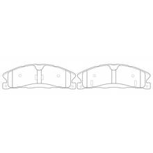 Brannor Ceramic передние тормозные колодки для Ford Explorer/Flex 3.5L (2013+) (под 352мм диск)