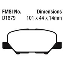 Brannor Ceramic задние тормозные колодки для Mazda 6 GJ (12-15)