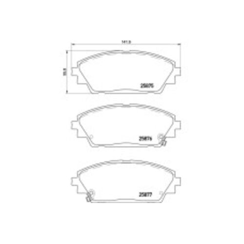 Brannor Ceramic передние тормозные колодки для Mazda 3 (BP)/CX30 (19+) (под 295мм диск) Brannor Ceramic передние тормозные колодки для Mazda 3 (BP)/CX30 (19+) (под 295мм диск)