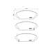 Brannor Ceramic передние тормозные колодки для Mazda 3 (BP)/CX30 (19+) (под 295мм диск) Brannor Ceramic передние тормозные колодки для Mazda 3 (BP)/CX30 (19+) (под 295мм диск)