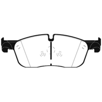 Brannor Ceramic передние тормозные колодки для Jaguar E-pace/Evoque/Velar/Discovery Sport (под 325мм диск) (2016+)