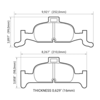 Brannor Ceramic передние тормозные колодки Audi A4/A5 (B9)/Q5 (под 318/338мм диск)