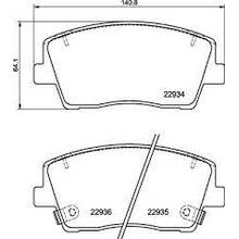 Brannor Ultimate Ceramic передние тормозные колодки для Hyundai Genesis G70/Kia Stinger 2.0L (под 345мм диск)