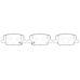 Brannor Ceramic задние тормозные колодки Hyundai Santa-Fe (18+)/Palisade/Mohave (20+)