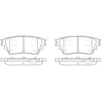 Brannor Ceramic задние тормозные колодки для Mitsubishi Outlander/Eclipse Cross/Infiniti QX60 (L51)/Nissan Pathfinder (R53) (2018+) (электро ручник)