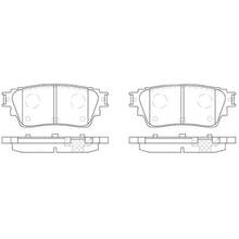 Brannor Ceramic задние тормозные колодки для Mitsubishi Outlander/Eclipse Cross/Infiniti QX60 (L51)/Nissan Pathfinder (R53) (2018+) (электро ручник)