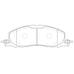 BRANNOR Ceramic передние тормозные колодки для Ford Explorer/LINCOLN Aviator (19-24) (под 345мм диск)