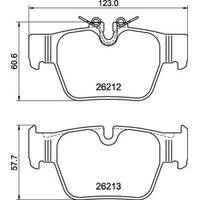 Brannor Ceramic задние тормозные колодки для BMW M135/218-M235/X2 m35i/Mini Clubman JCW GP/Countryman JCW (F40/F44/F39/F54/F60) (под 330мм диск)