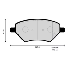 Brannor Ceramic передние тормозные колодки для Omoda C5/Chery Tiggo 8 Pro (под 283/308мм диск)