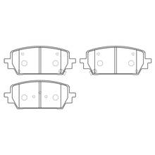 Brannor Ceramic передние тормозные колодки для Hyundai Santa-Fe (mk4)/Sorento (2020+) (под 325/345мм диск)