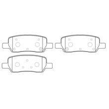 Brannor Ceramic задние тормозные колодки для Hyundai Santa-Fe (mk4)/Sorento/Carnival (2020+) (электро-ручник) (под 325мм диск)