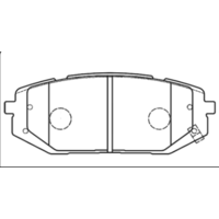 Brannor Ceramic передние тормозные колодки для Kia K5 2.5L (под 325мм диск)