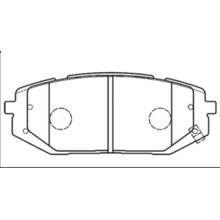 Brannor Ceramic передние тормозные колодки для Kia K5 2.5L (под 325мм диск)