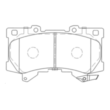 Brannor Ceramic передние тормозные колодки для Toyota Land Cruiser 300/LC300 (2021+)