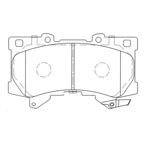 PowerStop Z36 передние тормозные колодки для Toyota Land Cruiser 300/LC300 (2021+) PowerStop Z36 передние тормозные колодки для Toyota Land Cruiser 300/LC300 (2021+)