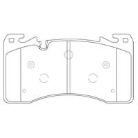 Brannor Ceramic передние тормозные колодки для Range Rover (21+)/Sport (22+) (под 380мм диск)