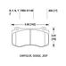Brannor Ceramic передние тормозные колодки Jeep Grand Cherokee SRT8 (wk1)/Dodge Charger SRT8/Challenger SRT8 6.1/6.4L (под 360мм диск)