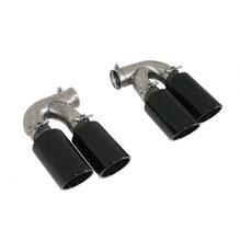 CARGRAPHIC Насадки выхлопа для Porsche 958 Cayenne (S Diesel) 4x100mm Black