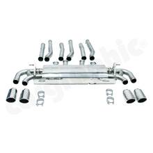 CARGRAPHIC Выхлопная система для Porsche 958.1 Cayenne Turbo с клапаном и с насадками