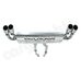 CARGRAPHIC CARP58TETFLAP Выхлопная система для Porsche 958 Cayenne Turbo с клапаном и с насадками