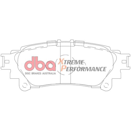 DBA XP задние тормозные колодки для Lexus GS/IS/RC/NX/RX/Toyota Highlander (2012+)/Fortuner (2015+)