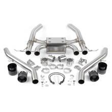 DINAN выхлопная система с клапанами (задняя часть) для BMW M3/M4 (G80/G82) (черные насадки)