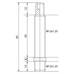 Шпилька колёсная, резьбы: ступица M12 x 1.25 mm, гайка M12 x 1.25 mm, L=82mm, EvoCorse CM0750890040