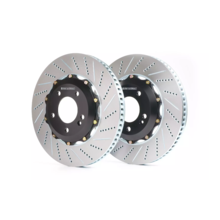 GIRODISC Задние 2-х составные тормозные диски (Dimpled & Slotted) для Mercedes S63 AMG (w222)/AMG GT/GTS/GTR/C63s (360x26mm) (2шт к-т)