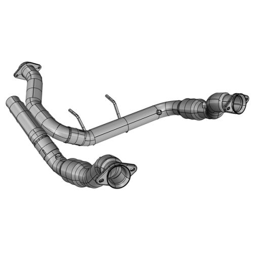 KOOKS 13623300 Downpipe 3"" Stainless GREEN Catted Turbo Ford F150 Raptor EcoBoost 3.5L